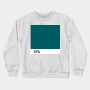 pantone 18-4728 TCX Harbor Blue Crewneck Sweatshirt